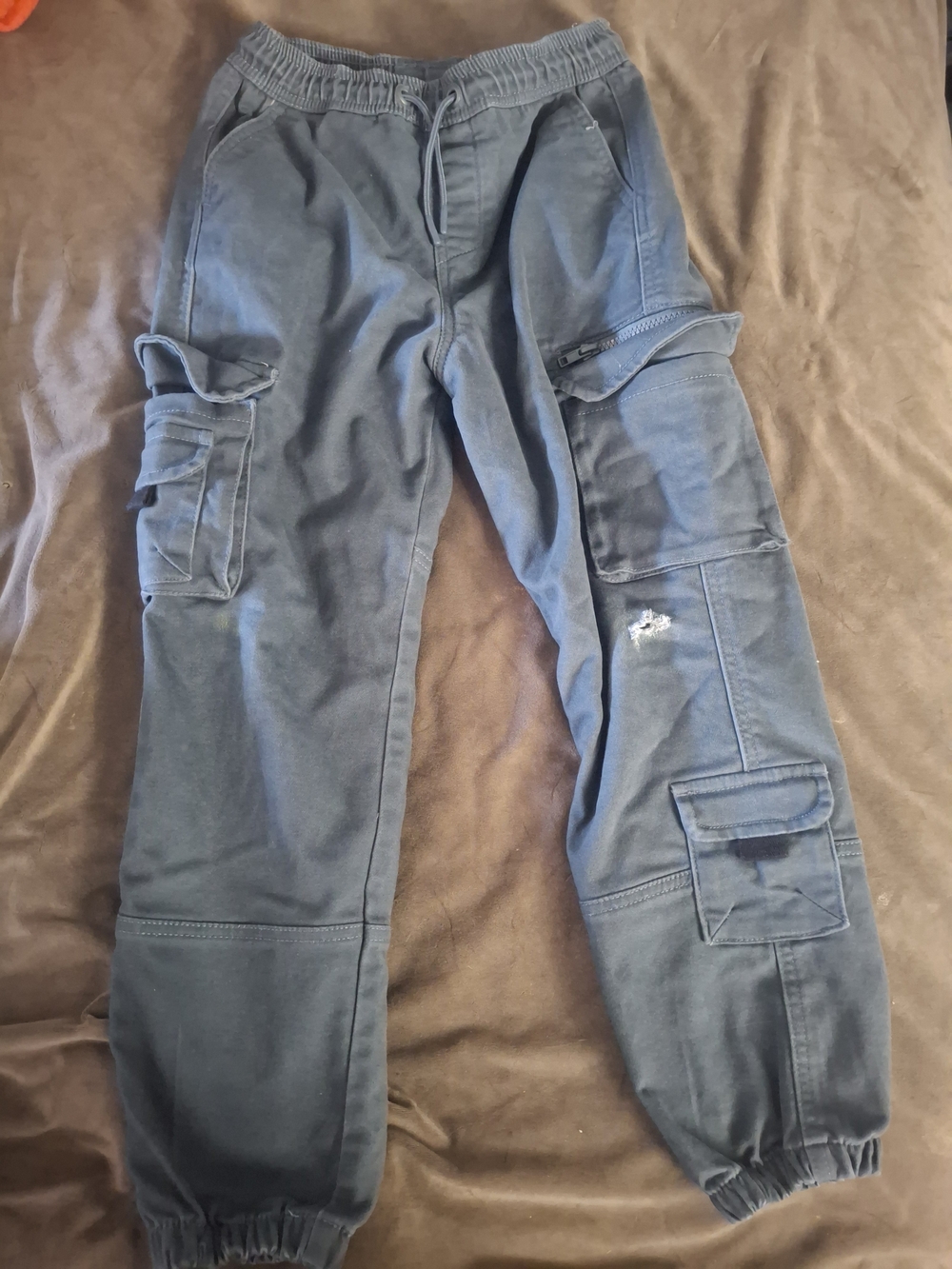 OP Kids Cargo Joggers - Dark Blue